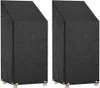 Plachty na zahradní židle 2 ks 8 oček 65 x 65 x 110/150 cm Náhled obrázku produktu 1