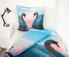 Partner Bettwäsche 4tlg. Schwanenpaar 135x200 cm (80x80 cm) Produktbild-Vorschau 4