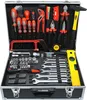 FAMEX 759-63 Alu Werkzeugkoffer mit Werkzeug Set Produktbild-Vorschau 1