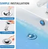 Abflussstopfen Waschbecken mit Haarsieb, Waschbeckenst?psel Produktbild-Vorschau 3
