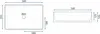 Rea Aufsatzwaschbecken Berta 55 Rectangle White Produktbild-Vorschau 6