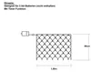Rete Star LED 'Akku', 80 LED bianco caldo 0,8x1,5 m Anteprima dell’immagine prodotto 8