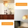 ZMH Wandlamp, houten wandlamp, 2-delig, wandspots E14, Productafbeelding-voorbeeld 8
