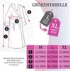 Accappatoio da donna rosa taglia XL – soffice, extra lungo, Anteprima dell’immagine prodotto 2