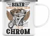 Trendation - Biker Werden Nicht Grau Das Ist Chrom Emaille Produktbild-Vorschau 1