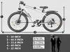 PiXELPiLOT 26 Zoll E Bike, T8 Trekking E-Bikes 48V 8Ah Produktbild-Vorschau 14