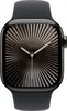 A close-up view of a smartwatch with a black band and a unique watch face. Náhled obrázku produktu