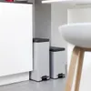 Curver Tretmülleimer Deco Schmal 25L Silbern Produktbild-Vorschau 20