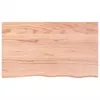 Waschtischplatte Hellbraun 100x60x(2-4) cm Massivholz Produktbild-Vorschau 3