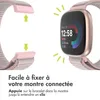 imoshion Bracelet en nylon pour le Fitbit Versa 4/ 3 / Voir les images du produit 6