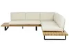 BELIANI Lounge Set Hellbraunes Akazienholz 5-Sitzer mit Produktbild-Vorschau 5