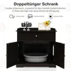 COSTWAY Katzenschrank mit Schublade, Tür&Eingang, 3-in-1 Produktbild-Vorschau 5