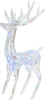 A wireframe reindeer decoration with multi-colored lights. Náhľad obrázku produktu