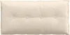 A plain, neutral background shot of a beige lumbar pillow. Anteprima dell’immagine prodotto