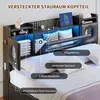 Łóżko platformowe INONEFT, 140x200 cm, z oświetleniem LED i Podgląd zdjęcia produktu 6