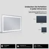Badspiegel mit LED Beleuchtung 110x70 cm Bella - Horizontal Produktbild-Vorschau 7