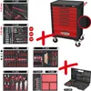 KS TOOLS ECOline BLACK/ROT Wózek warsztatowy z 7 szufladami Podgląd zdjęcia produktu 6
