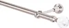 Gardinenstange 400 cm 1-läufig, Edelstahl-Look Produktbild-Vorschau 7