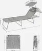 SONGMICS 2 St Gartenliege, klappbarer Liegestuhl, Produktbild-Vorschau 7