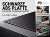 3 kusy 50 x 100 cm, deska z ABS plastu, černá, tloušťka 3 Náhled obrázku produktu 1