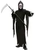 Costume Grim Reaper teschio tagliuzzato Halloween, Anteprima dell’immagine prodotto 1