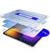 An exploded view of a tablet screen protector kit, showing the layers of the product and the tablet it is designed for. Podgląd zdjęcia produktu