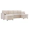 Merax Ecksofa, U-Form Sofa mit Schlaffunktion und Produktbild-Vorschau 13