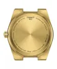 The back of a gold-colored Tissot watch is shown against a white background. Anteprima dell’immagine prodotto