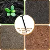 A collage of four different types of soil or ground material, with a black ground anchor in the center and text overlay. Náhled obrázku produktu