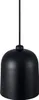 A black pendant light with a dome-shaped shade. Voir les images du produit