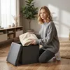Kondela Taburetka s úložným prostorem Tela New - šedá Náhled obrázku produktu 16