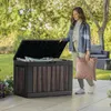 Keter Coffre de jardin KENTWOOD 190L, finition Decocoat – Voir les images du produit 6