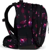 A side view of a black backpack with a floral pattern. Anteprima dell’immagine prodotto