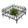 5 Stück Dekorativer Gartenzaun Set verbindbar schwarz Produktbild-Vorschau 4