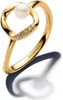PANDORA Essence Damenring mit Perle und Zirkonia, IP Gold Produktbild-Vorschau 4