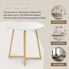 OKWISH Table À Manger Ronde - Mobilier Polyvalent Avec Voir les images du produit 2