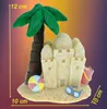 Kremers Schatzkiste Spardose Insel mit Sandburg 12 cm | Produktbild-Vorschau 1