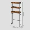 VASAGLE Scaffale da bagno Scaffale da toilette, scaffale da Anteprima dell’immagine prodotto 8