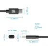 2x 3m USB-C Kabel Schwarz Schnellladekabel Datenkabel Fast Produktbild-Vorschau 5