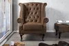 riess-ambiente Chesterfield Sessel 85cm antik braun Produktbild-Vorschau 12