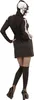 Skelettlady Kleid mit Kapuze S Produktbild-Vorschau 5