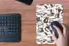 MuchoWow® Mauspad Mousepad Kaffee - Croissant - Muster Produktbild-Vorschau 4