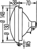 Inserto per proiettore anteriore Montaggio simmetrico HELLA Anteprima dell’immagine prodotto 6