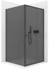 CERANO - Douchecabine Varone POINT L/P - 6 mm - matzwart, Productafbeelding-voorbeeld 1