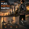 Trottinette pour enfants ALVIX avec roues LED, trottinette Voir les images du produit 2