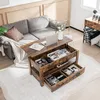A living room scene with a couch, coffee table, and a side table. Náhľad obrázku produktu