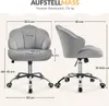 Yaheetech Bürostuhl ergonomisch Drehstuhl höhenverstellbar Produktbild-Vorschau 7