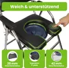 4in1 Toilettenstuhl für Senioren Duschstuhl WC-Stuhl Produktbild-Vorschau 3