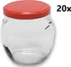 Zavařovací sklenice 520 ml AMFORA čirá 20 ks VČETNĚ Náhled obrázku produktu 1