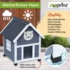 zooprinz Katzenhaus Tiger XXL mit Plüschmaus | Lamellen | Produktbild-Vorschau 2